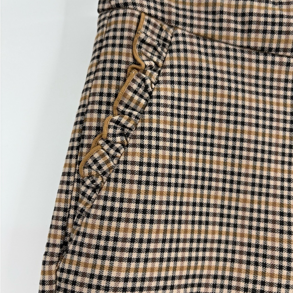 Zara women’s pull on houndstooth skinny ankle pockets pants size xs 26 - Picture 5 of 16